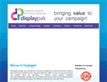 Tablet Screenshot of displaypak.co.uk